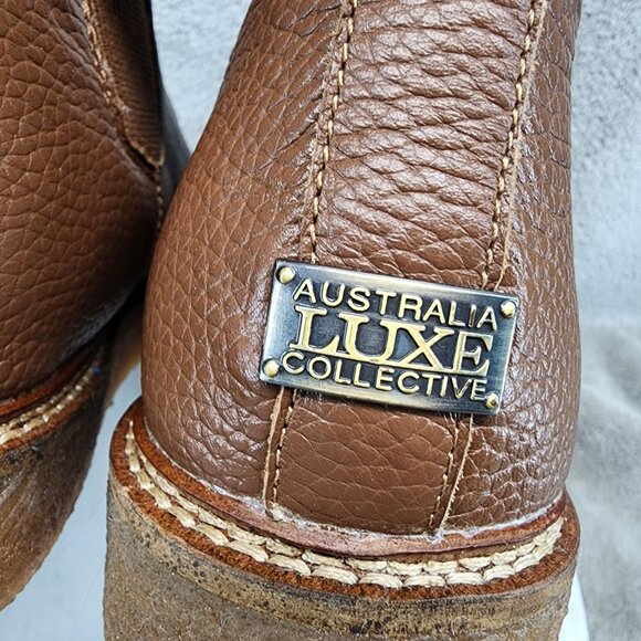 Australia Luxe Collective Shoes Mens Size 9 Lifer Brown Leather Boots *GUC* main image 7